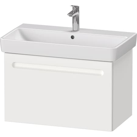 Duravit No.1 Vanity Unit Wall-Mounted, 29 1/8 X16 3/4 , Front Color: White Matt N14383018180000